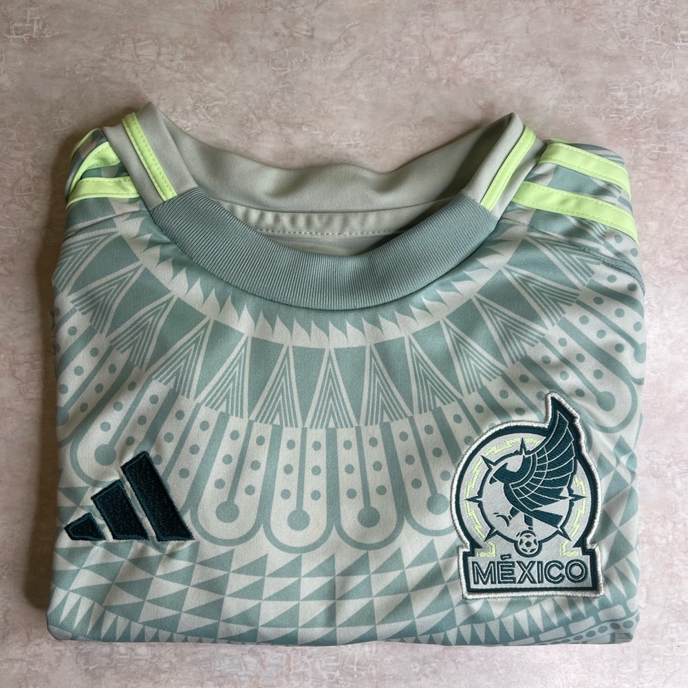 ORIGINAL Mexico Soccer Jersey with Geometric Design